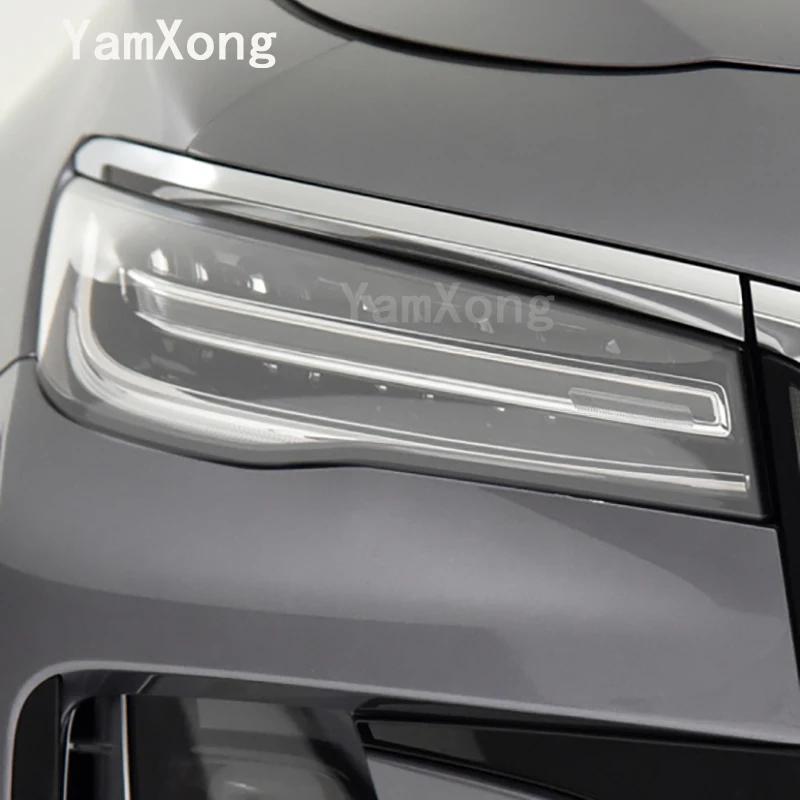 Car Headlight Protective Film For Red Banner H52018-2023 GTS CRT Accessories Transparent Smoked Black TPU Sticker