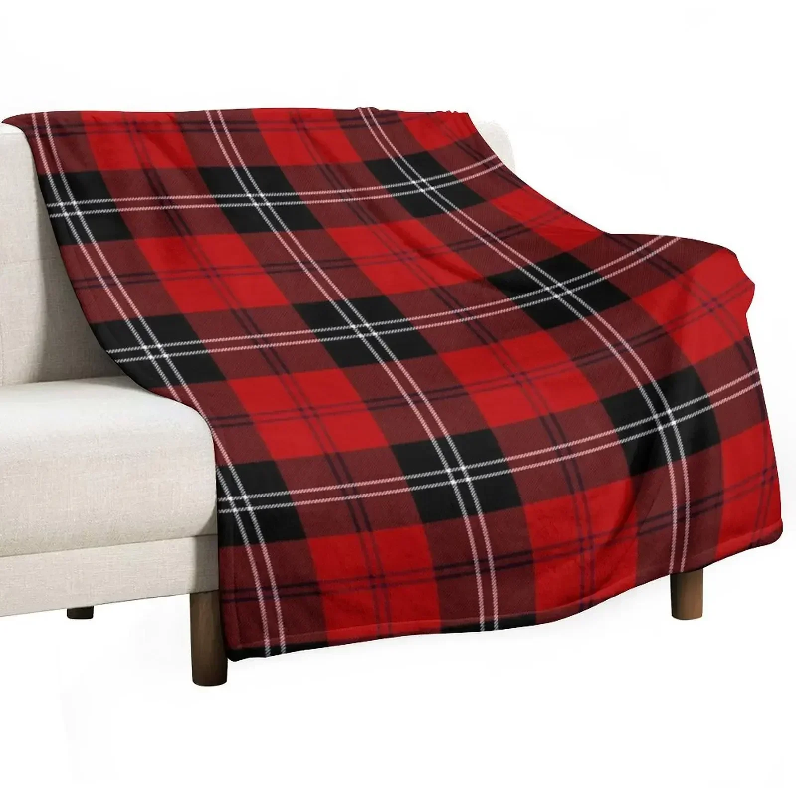 

Ramsay Red Tartan Clan Ramsay Cute Tartan Throw Blanket Softest Multi-Purpose Blankets