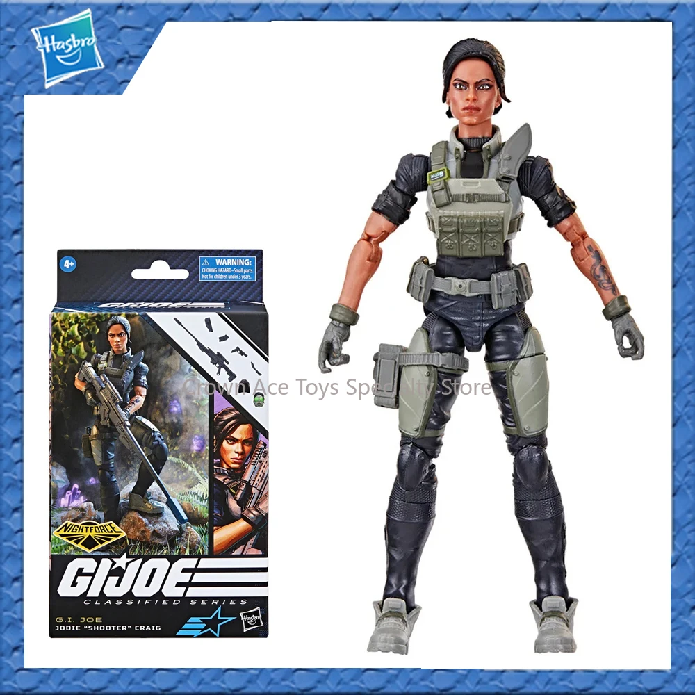 

Hasbro G.i. Joe Classified Series Collectible Nightforce Jodie shooter Craig Action Manga Figures Trendy Toys Doll Holiday Gifts