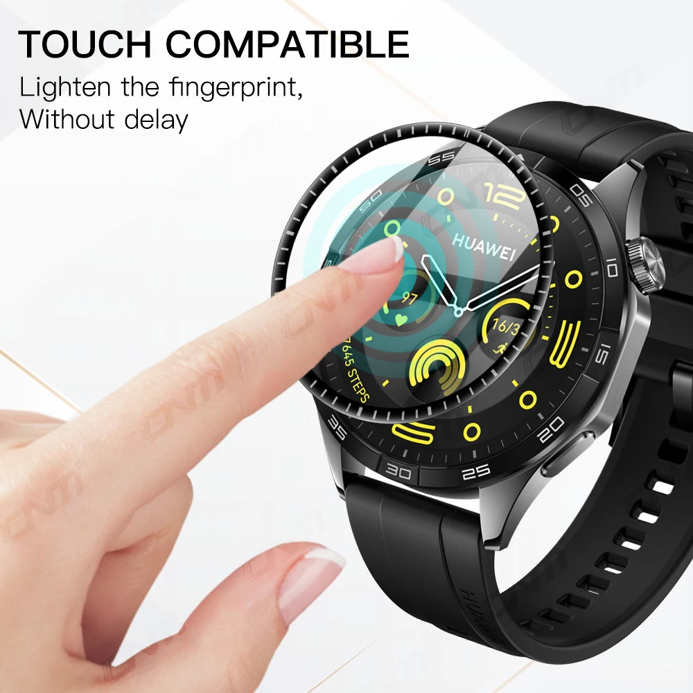 20D Screen Protector for Huawei Watch GT4 46mm Anti-scratch Film for Huawei Watch GT 4 Full Coverage Ultra-HD Film (Not Glass)