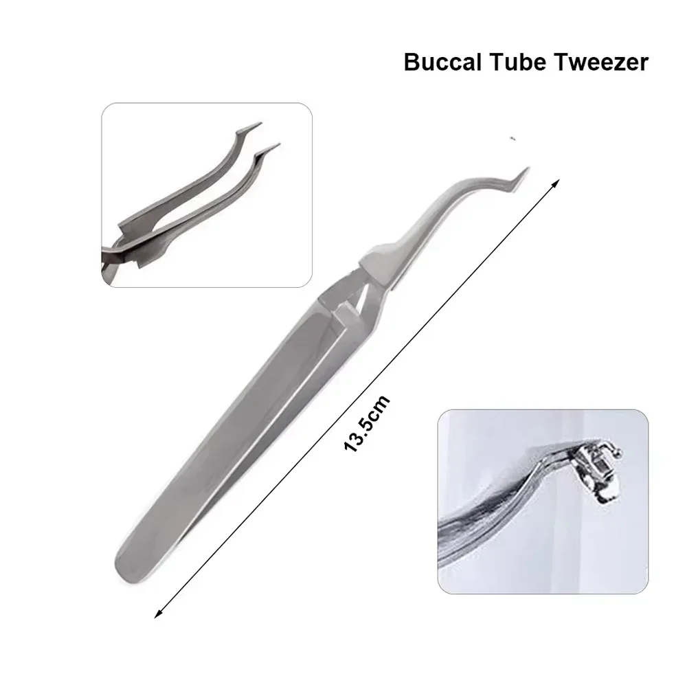 Professional Orthodontic Tweezers Dental Bracket Placer for Dentists Precision Buccal Tube Holder & Brace Bonding Tool - Image 5