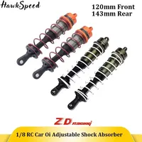 ZD Racing Shock Absorber 120mm Front 140mm Rear Metal Damper Suspension for HPI TROPHY FLUX 107016 1/8 RC Racing Car Truggy