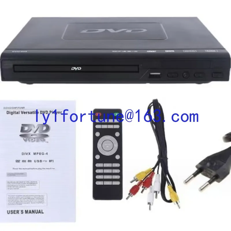 Household DVD player, compatible with all formats, HDMI/AV interface, small disc player, CD player for the elderly