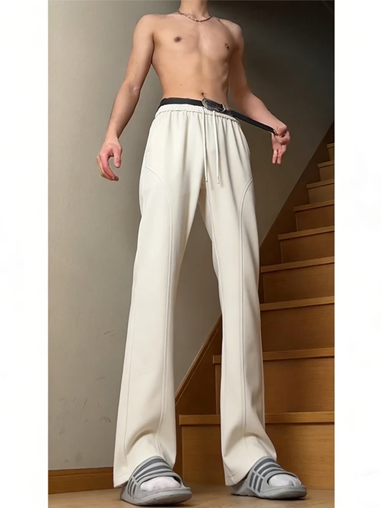 

American Sle Men's Slim Fit Fce Lined Cargo Pants mid Waist Tapered Straight Leg Casual Trousers Cleanfit