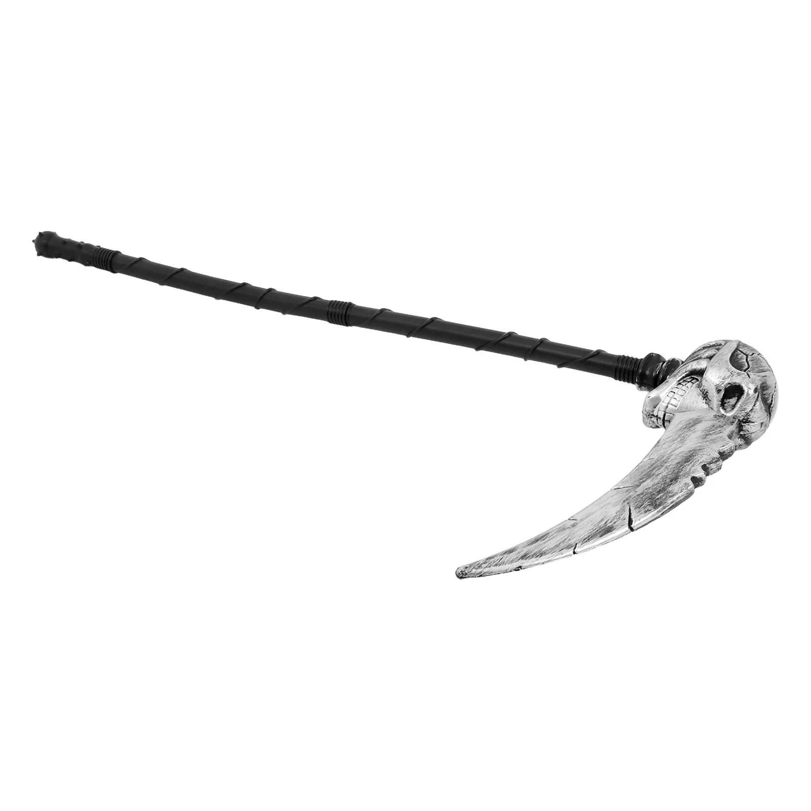 Adereço de foice realista para fantasia de halloween, cosplay, festa, performance de palco, decoração, simulação de plástico, acessórios de halloween