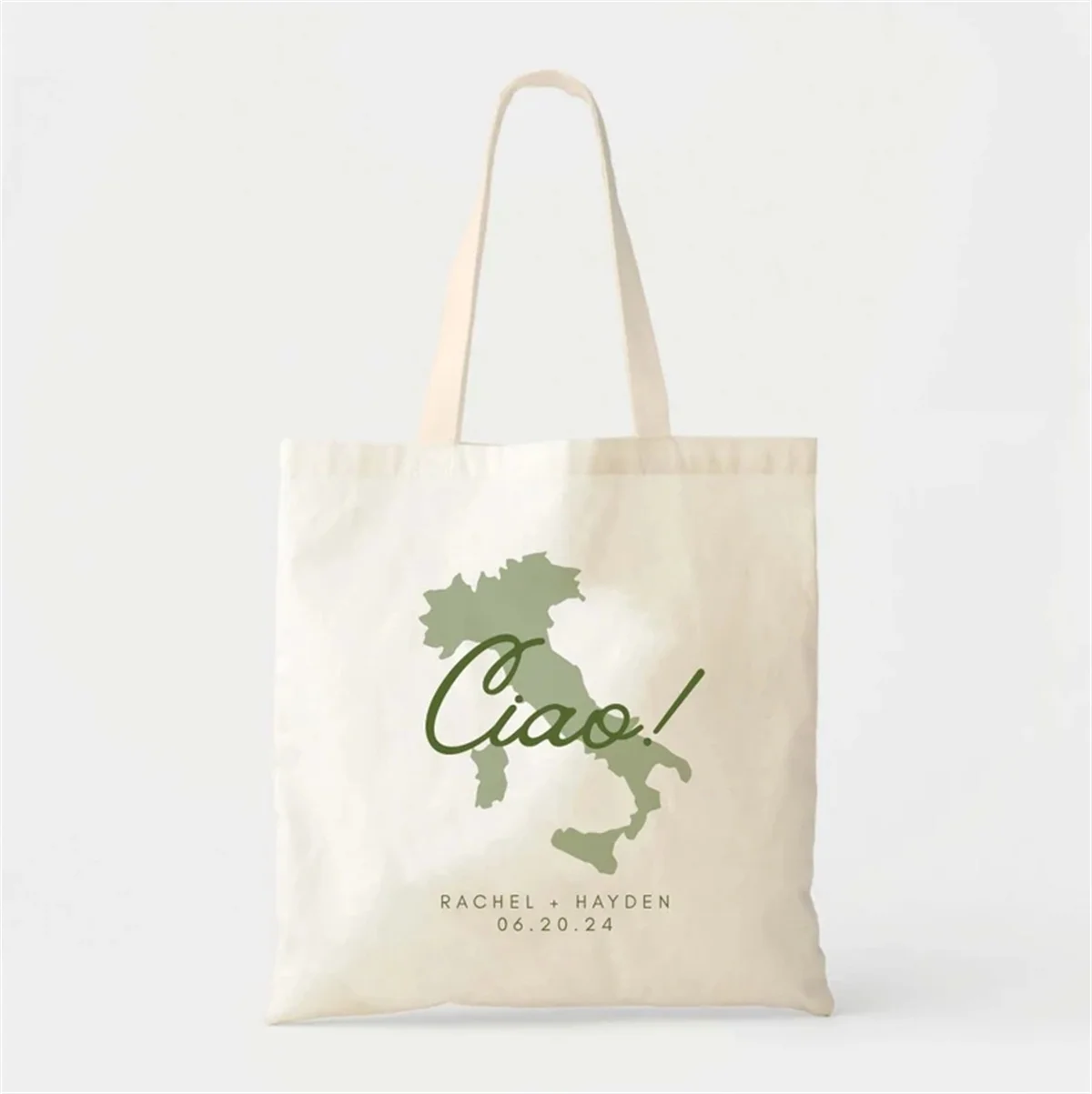 Ciao! Italy Wedding Tote Bag - Location Tote - Destination Wedding Welcome Tote - Italian Wedding - Europe Vacation Tote - Ciao