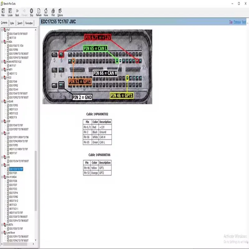 Ecu Pinout اتصال التمهيد Ecu PinOuts جمع obd2 مسح إصلاح ملفات البرمجيات دليل المبتدئين إلى ECU مخطط الأسلاك القابل للتحرير #5