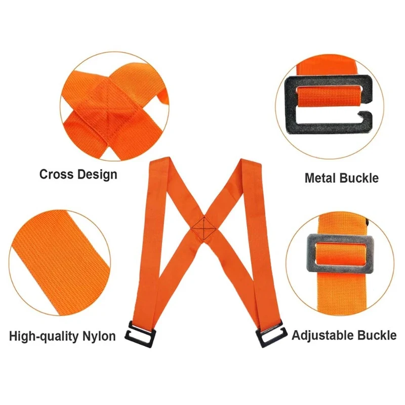 Furniture Lifting Straps | Shoulder Forearm Carry Belts for Heavy Item Moving & Transport