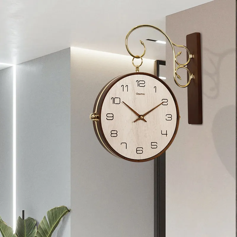 Nordic Luxury Wall Clocks Aesthetic Vintage Modern Creative Wall Clocks Chinese Style Minimalist Horloge Murale Home Decoration