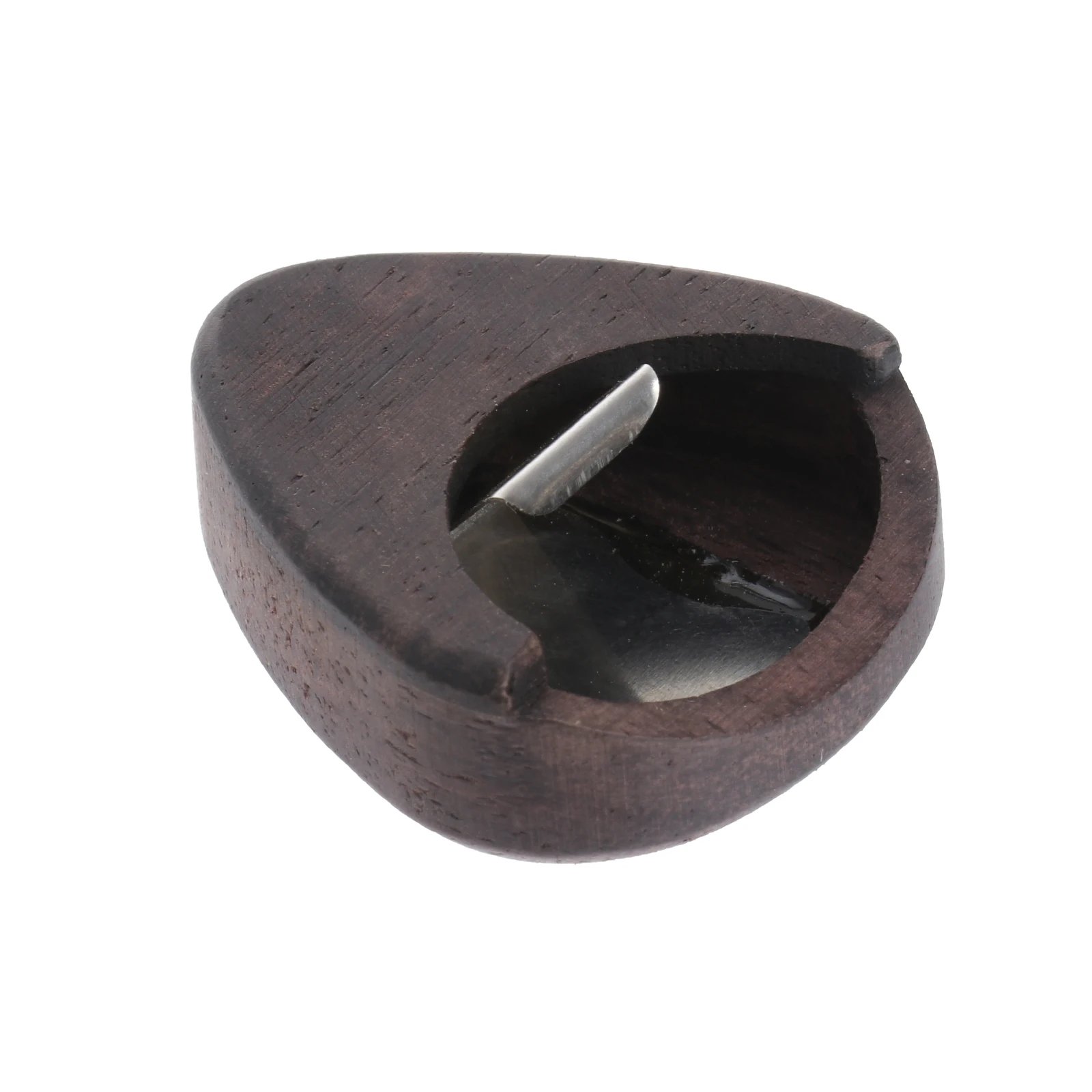 

L805 Guitar Heart-Shaped Paste Box for Standard and Jazz Picks Solid Durable Fashionable Easy Carry Brown