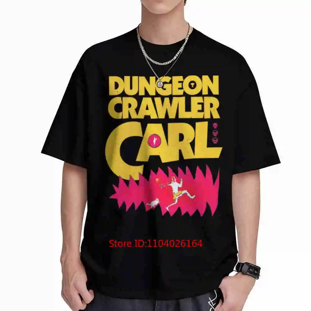 Dungeon Crawl Carl Comic Book Yellow Black Master Tabletop RPG Short Sleeve Tee 100% Cotton T-Shirt