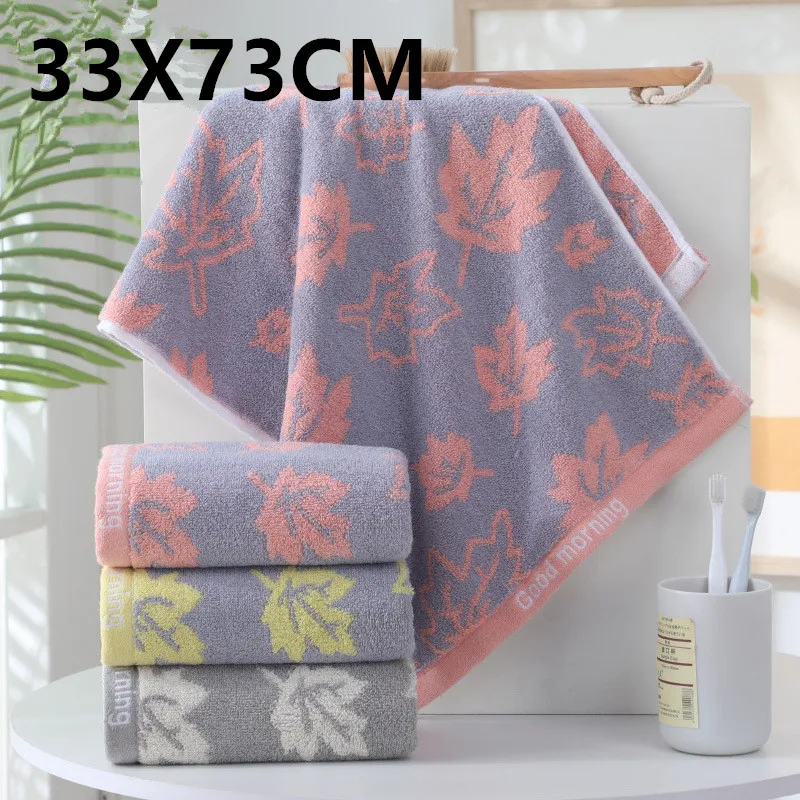 Thickened bathroom cotton towel with strong water absorption and softness, suitable for adult men and women's face towels