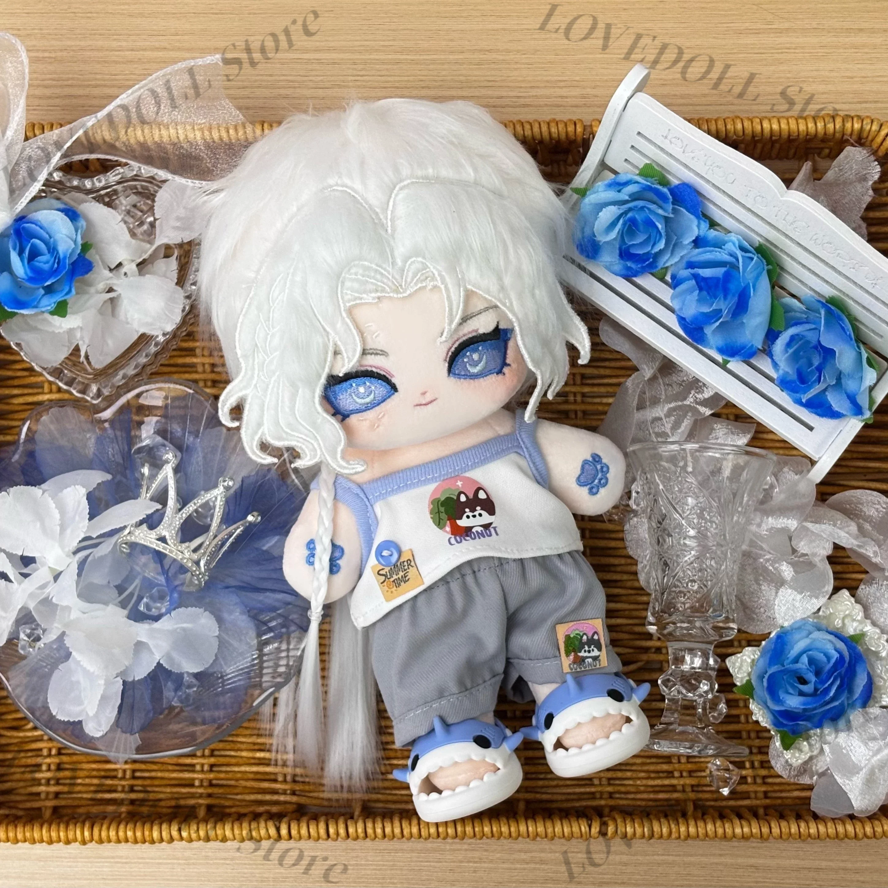 

20 см Джозеф Десольньес фотограф аниме игра красивый мальчик плюшевая кукла тело платье одежда плюшевые мягкие игрушки фигурки подарок