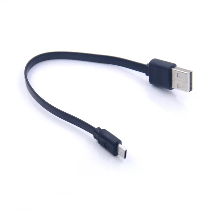 0.2m Cable Type C Micro Usb C Cable Short Charging Cord for Samsung Xiaomi Huawei Android Phone Charger Flat Adapter Accessory