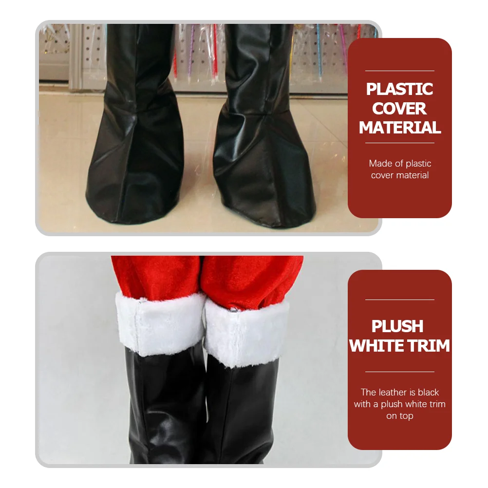 Kerst Laarzen Party Prop Schoenen Kerst Gunst Accessoires Kerstman Cosplay Kostuum Decor Supplies