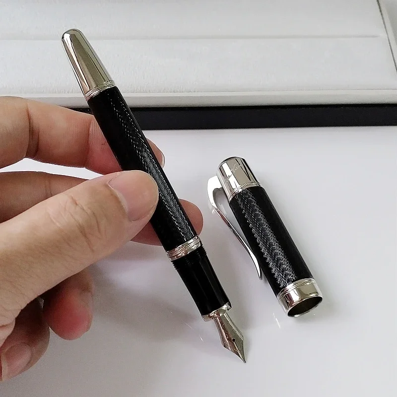 luxury Jules Verne Black MB ballpoint pen / Roller ball pen / Fountain pen office stationery brand calligraphy ink pens