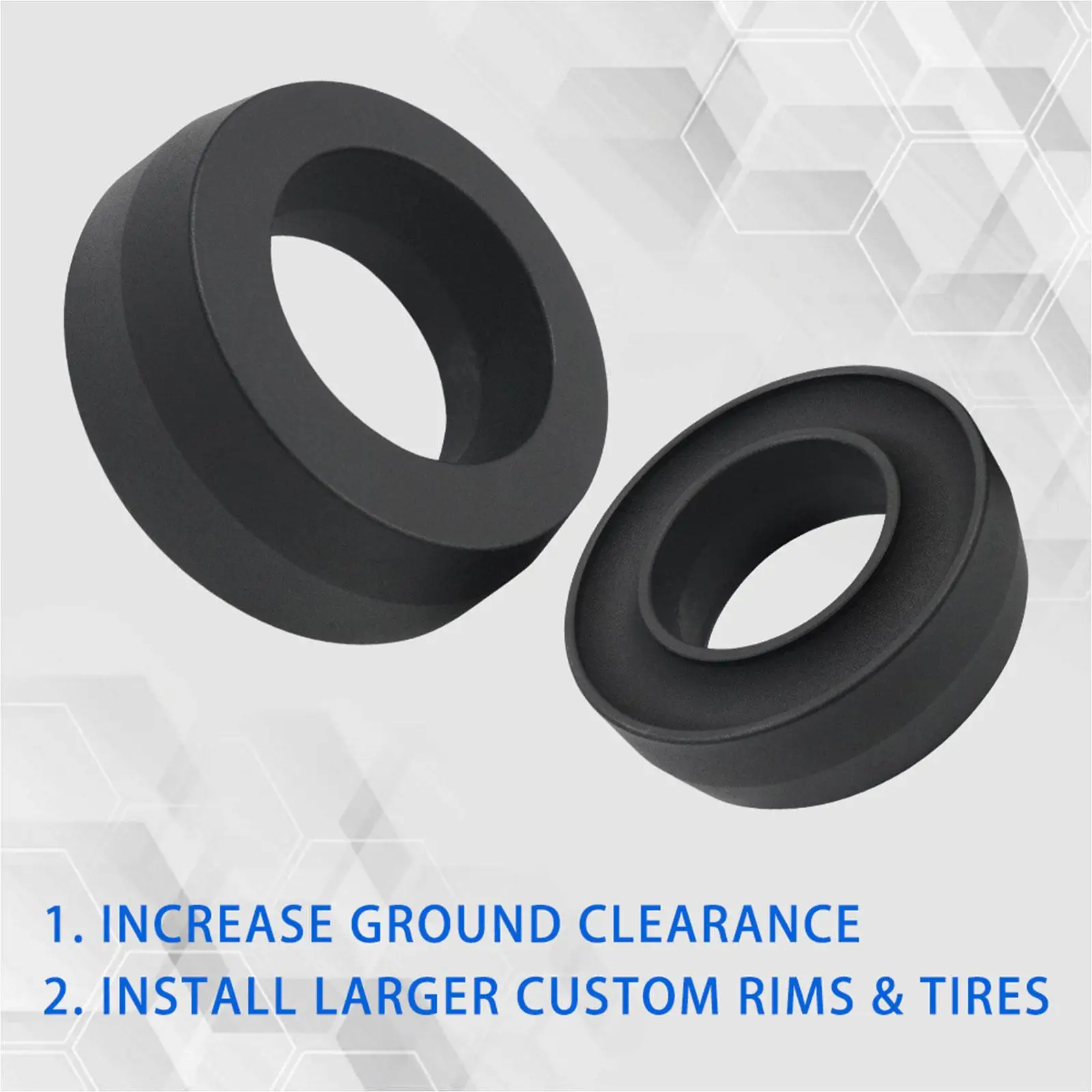 2Pcs Car Front Lift Kit Replaces Metal Suspension Leveling Kits for RAM 3500 2WD