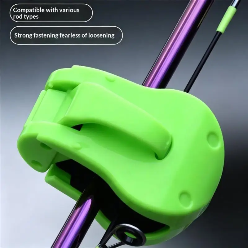 1/2PCS Lure Rod Storage Rack Multi-function Rod Holder Rod Clip Fishing Rod Strap & Fastener Secure Grip Tackle Organizer