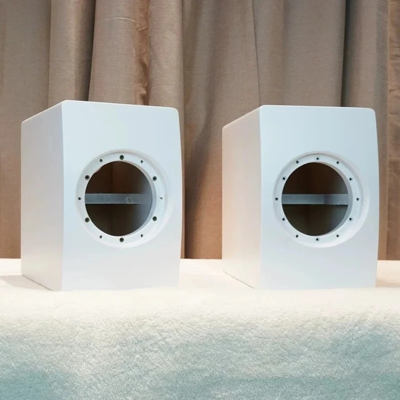 Pair of Empty Boxes, 5-inch Arc Bookshelf Speaker Full Range Coaxial, Birch Splint,  Excluding Stereo