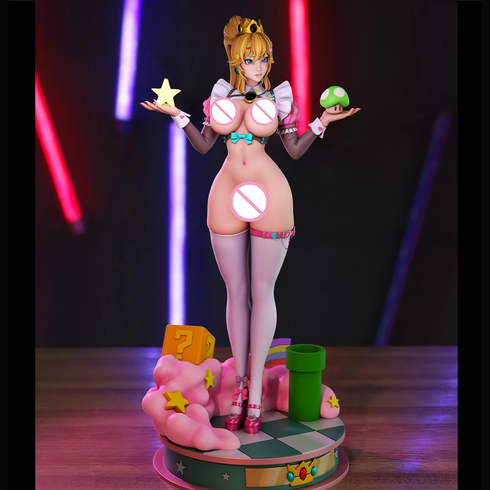 

1/24 3d Printing Model Kit Beauty Girl Peach Candy Star NSFW Anime Figure Model Kit DIY Miniature Reduction Statue Unpainted Toy