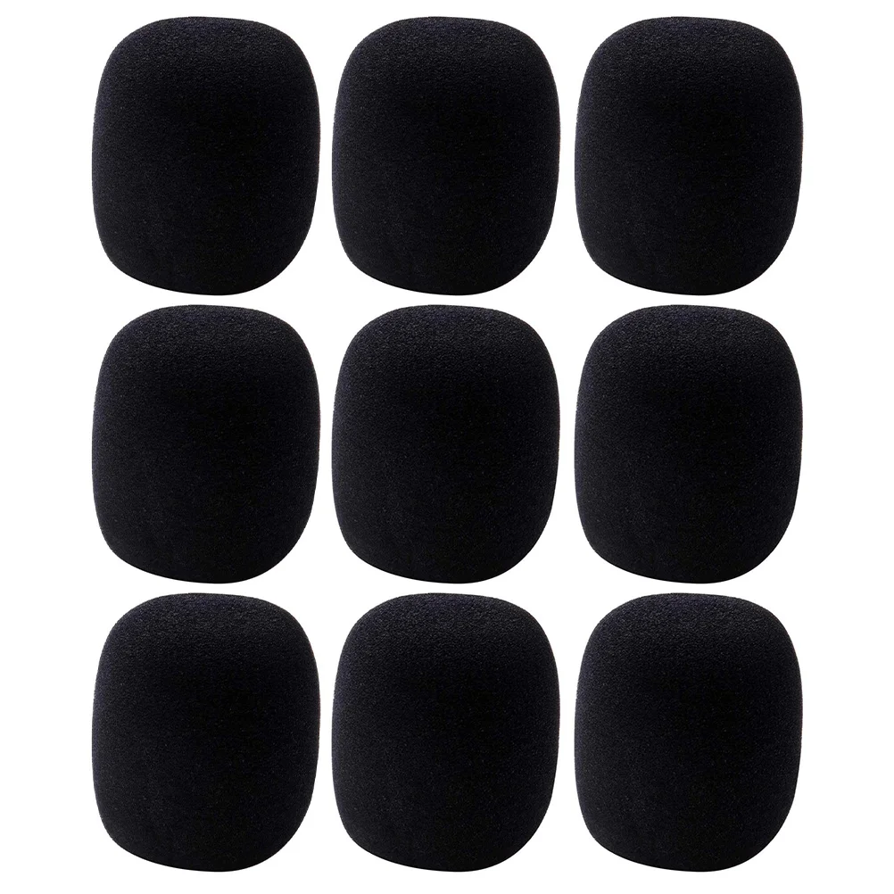 

9pcs EVA Microphone Cover Noise-proof Windscreens Disposable Sponge Karaoke Dust Protector Mic Cushion KTV Supplies