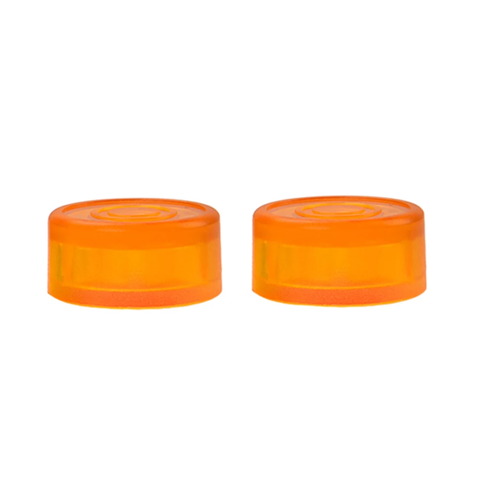 

2pcs Guitar Volume Knobs Orange Replacement Control Tone Bass Electric Durable Plastic Accessories Fit Most Guitar Bass Models