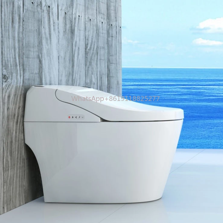 

electronic one piece smart intelligent wc toilet Wholesale automatic bathroom toilet bidet modern sanitary ware auto cleaner