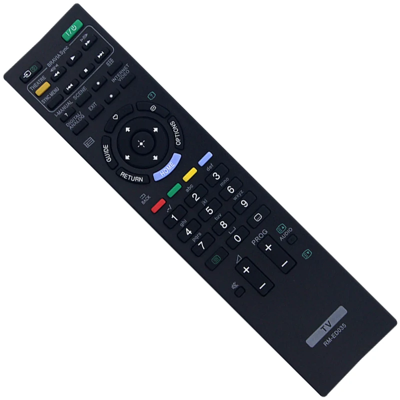 متوافق مع قطع غيار Sony TV KDL-46EX701 KDL-52EX700 KDL-46EX501 KDL-55EX500 KDL-55EX710 للتحكم عن بعد RM-ED035