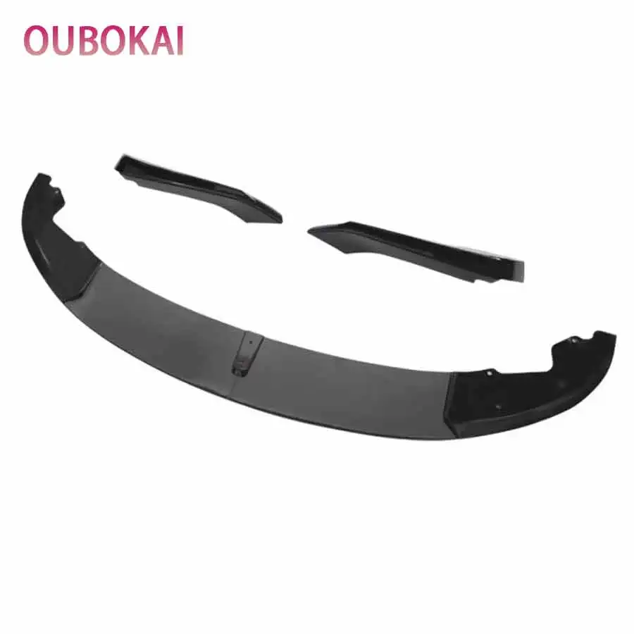 For BMW 4 serie F32 F33 F36 Bright Black Car Front Bumper Lip Front lip glossy black Diffuser Front Chin Spoiler Body Kit