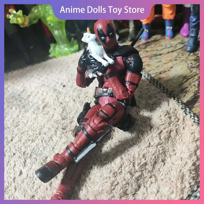 

Фигурка Legends Deadpool, высокое качество, X, мужская мультяшная ПВХ, подвижные суставы, модель игрушечной комнаты, настольный декор, коллекция, подарок для ребенка