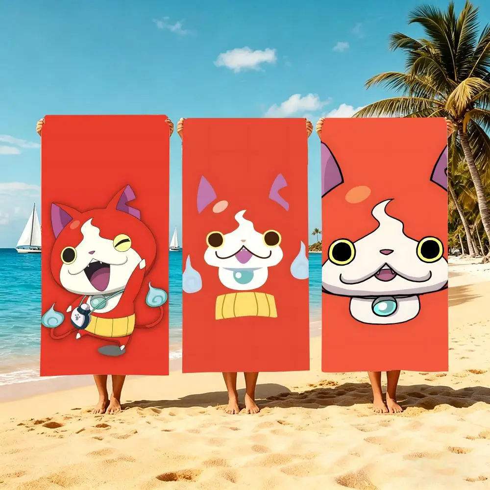 Towel Microfiber beach towel, quick-dry, sand-free, ultra-fine fiber, super soft. Y-Yo-kai WatchS