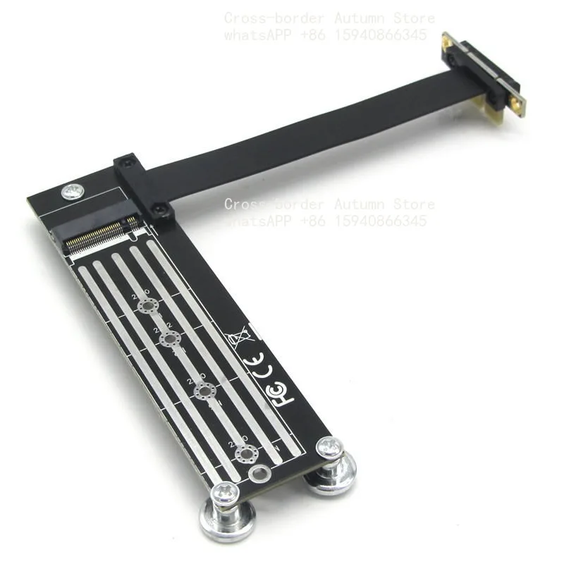 Riser Extension Cable Solid State Drive Adapter Transfer Cord for Desktop PC