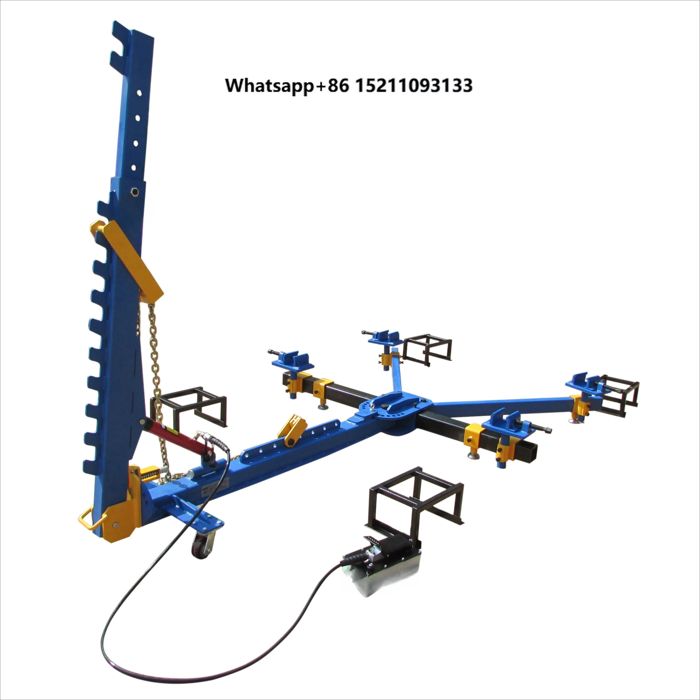WT VE-700 Mini Portable Car Body Frame Machine Automotive Chassis Bench Steel 3500x2000mm Worktable for Sale