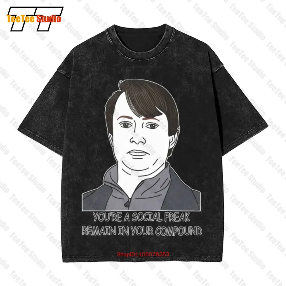 Peep Show David Mitchell Robert Webb Vintage Oversized T-Shirt 2Y14