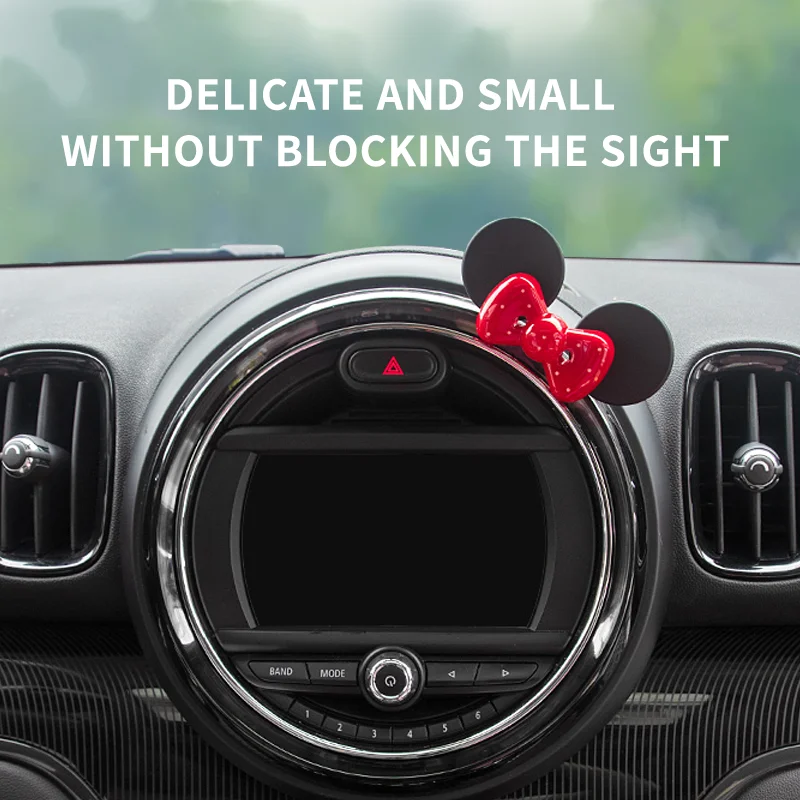 Car Steering Wheel Cute Bow-knot Styling For Mini Cooper F65 F66 U25 R56 R60 F56 F60 F54 Counteyman Car Decoration Accessories