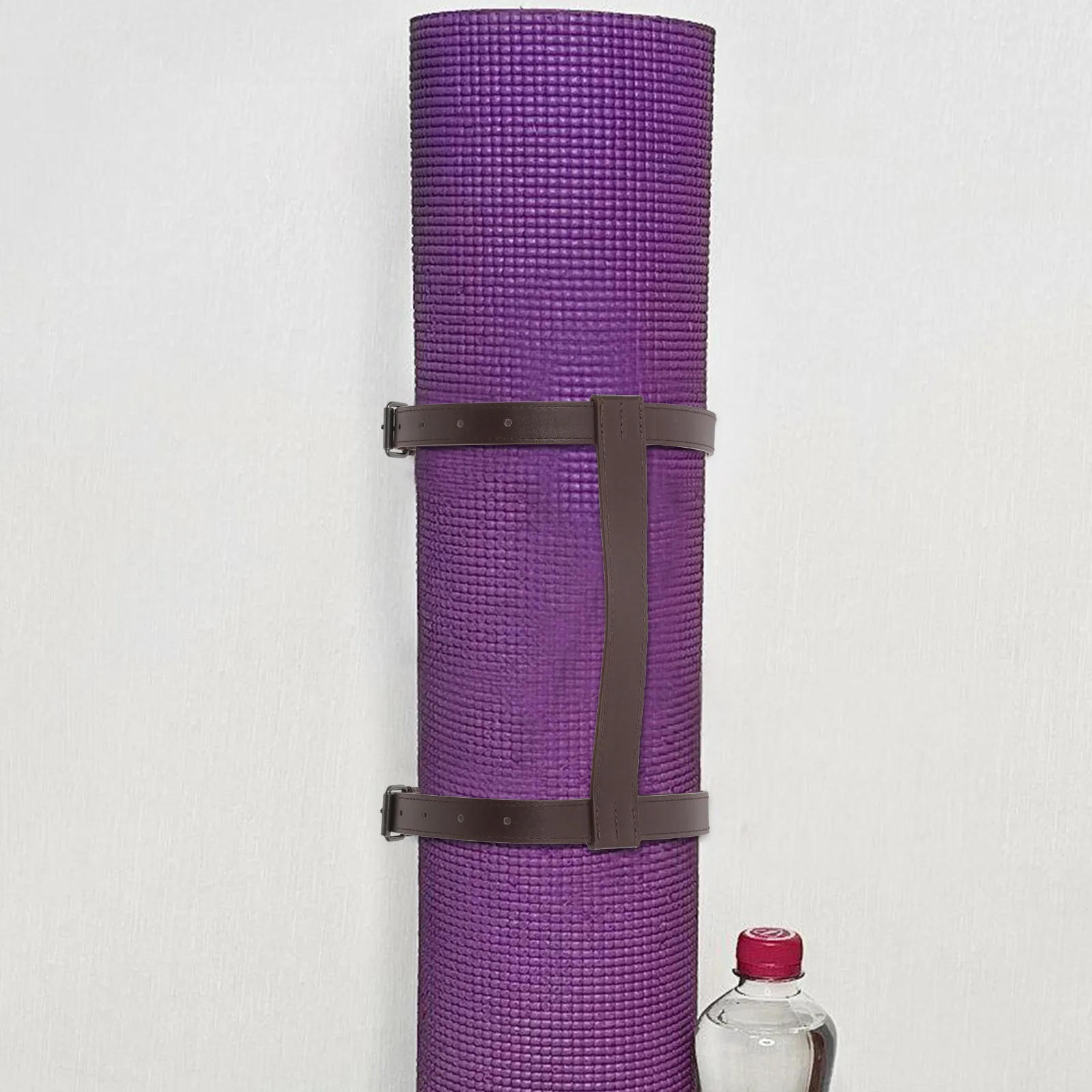 

Picnic Mat Straps Camping Travel Rug Lightweight Portable Pu Bedroll Outdoor Blanket Carrying Strap Classic Color