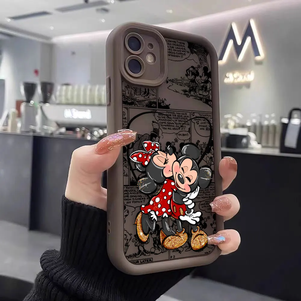 Disney Mickey Minnie Mouse Phone Case For VIVO Y15S Y17 Y19 Y20 Y21 Y22S Y27 Y28 Y35 Y36 Y50 Y51 Y72 Y75 Y76 Y77 Y78 4G 5G Case