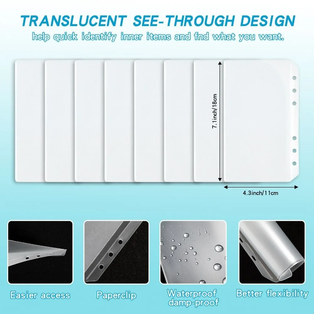 

PU Leather Envelope Challenge Binder Challenging Refillable Savings Challenges Book Transparent Savings Handbook