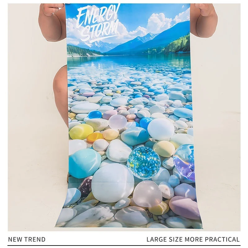 Energy Storm Sports Gym Towel  Print Super Absorbent Quick Drying Fitness Training Sweat Towel For Adults Workout