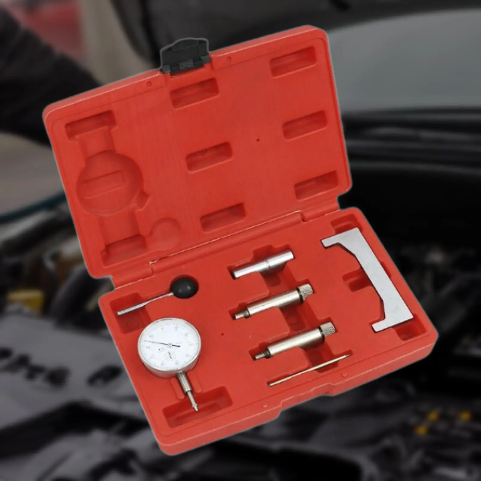 

Fuel Injection Pump Tester with Pressure Gauge Source for EDC Injection Pump Durable Metal PP Tool for Diesel Engine Garage