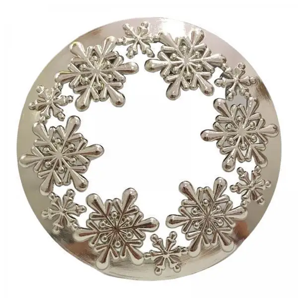 Vintage Metal Candle Topper Silver Shade Lid Even Burn Decorative Candlestick for Wedding Aromatic Candle