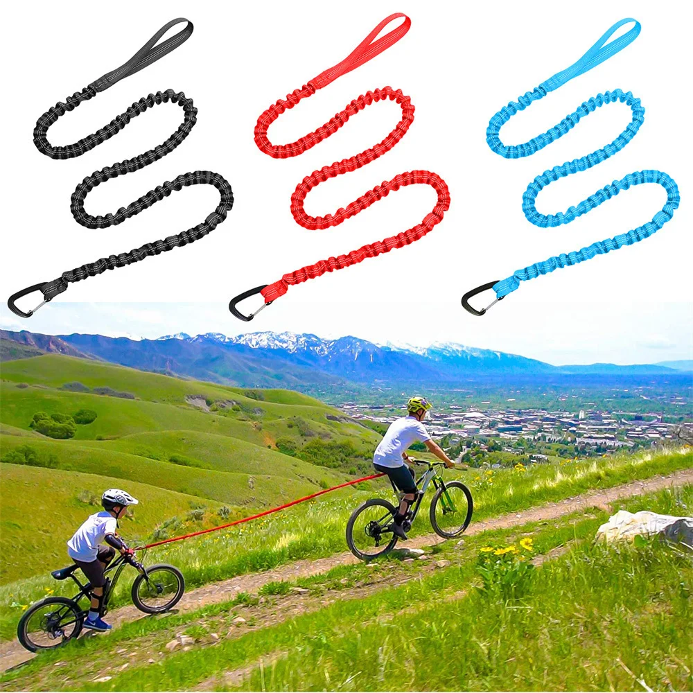 Cuerda de remolque para bicicleta, cuerda de tracción para bicicleta de montaña, conveniente para padres e hijos