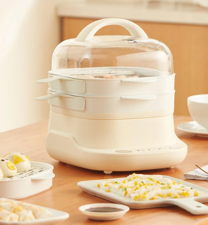 Electric Steamer Drawer Type Multi-Function Steamer, Mini Rice Noodle Machine 3L CFJ-A30Q3 220v