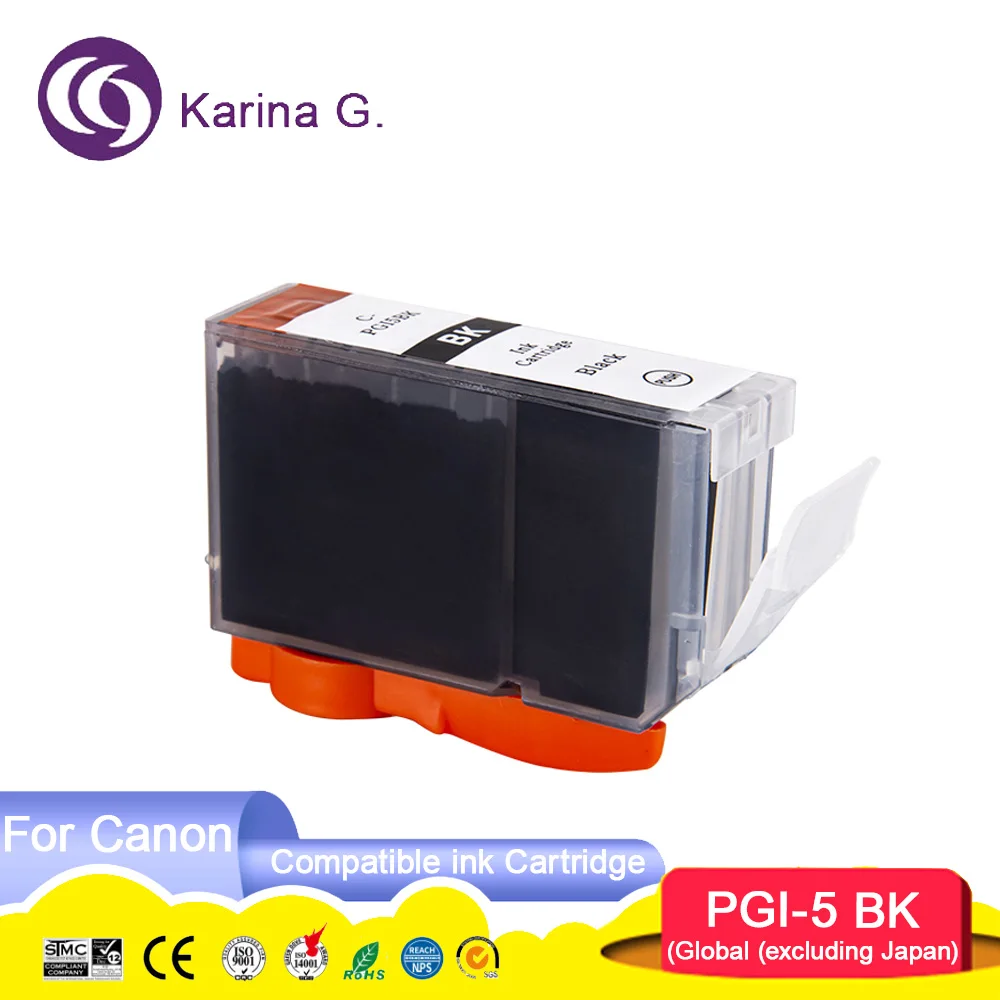 PGI-5 PGI5 CLI-8 CLI8 Compatible 4Color Inkjet Ink Cartridge for Canon IX4000/ IX50O0/IP3300 /IP3500 /MP510/MP520 /MP520X /MX700