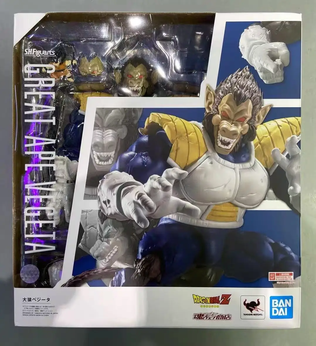 

Новинка в наличии Bandai Soul Limited SHF Saiyan Invasion Vegeta Big Ape Giant Ape Brand
