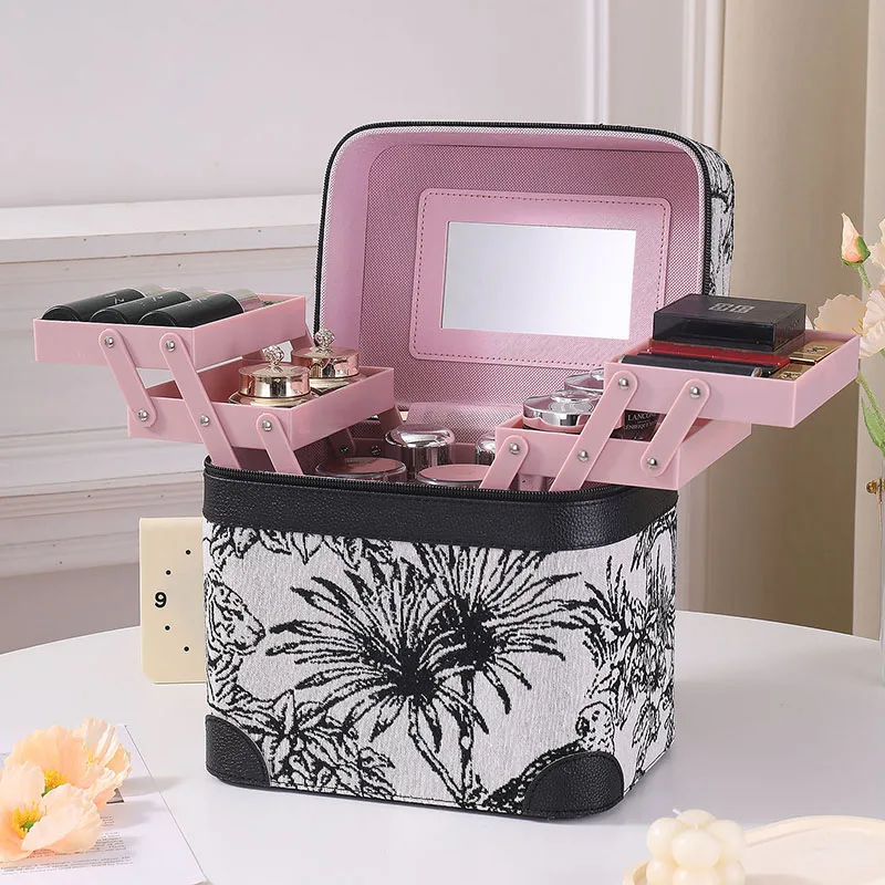 New Women's Large Capacity Make up Case Storage Pouch Fashion Travel Organizer Washing and Storage Bags Toiletry Kit Cases