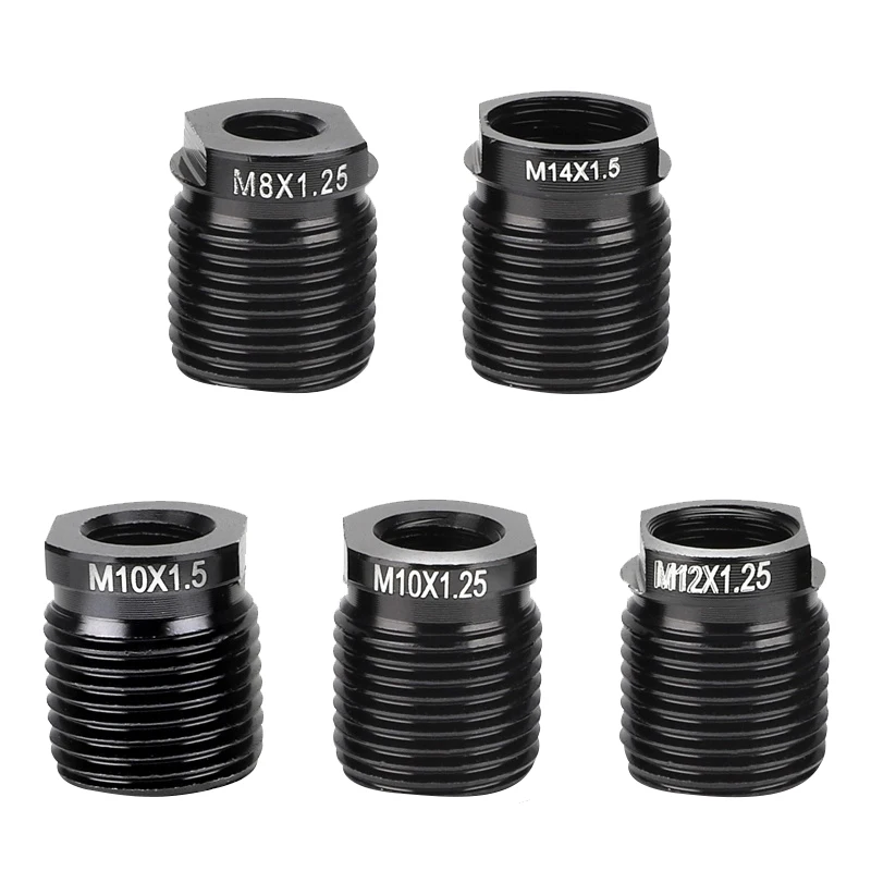 ✰✪5Pcs Aluminum Shift Knob Adapter With Inside Thread M8x1.25/M10x1.25/M10x1.5/M12x1.25/M14x1.5 Shift Knob Accessories