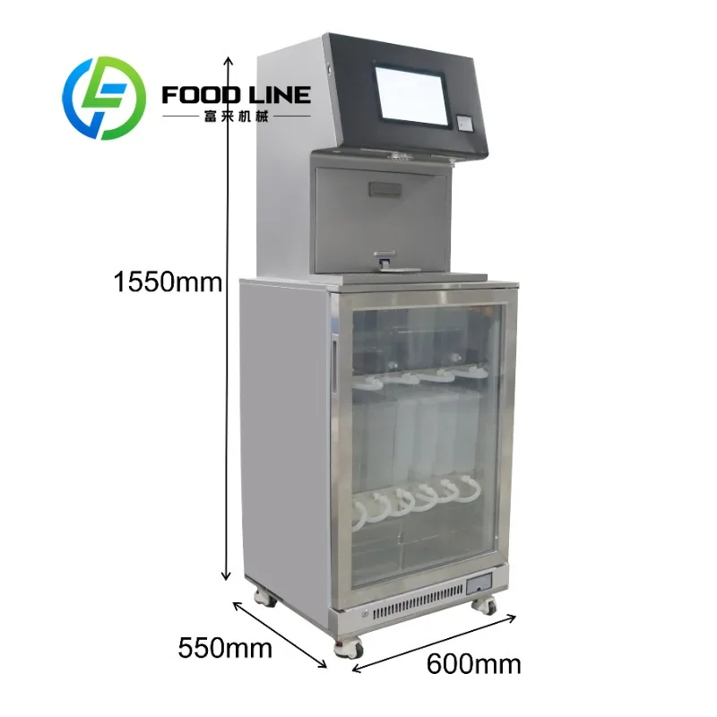 High Quality 610W Fully Automatic Intelligent Bubble Tea Machine Instant Milk Tea Production Machine Boba Tea Juice Shop