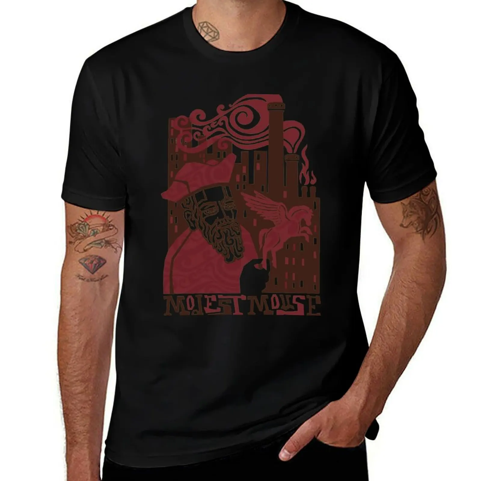 Modest Mouse Cool T-Shirt Work Outdoor Short Sleeve Tee T-Shirt