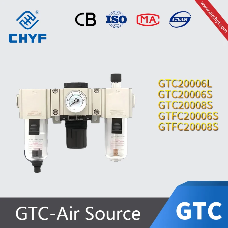 Airtac GPR Series Pneumatic Precision Regulator GTC20006L GTC20006S GTC20008S